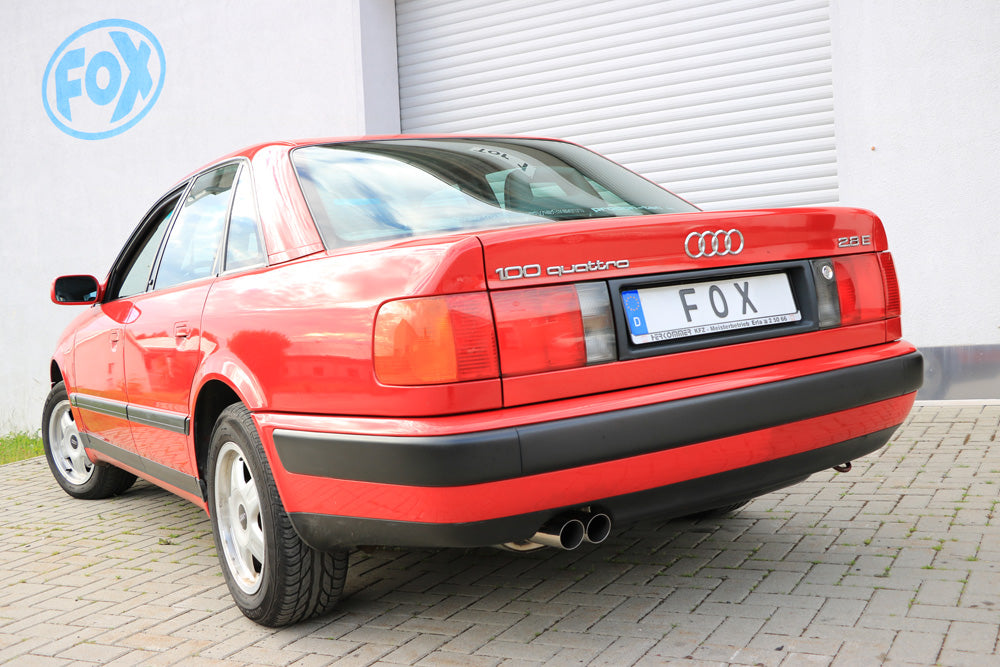 FOX Audi 100/A6 quattro Typ C4 Endschalldämpfer - 2x70 Typ 14