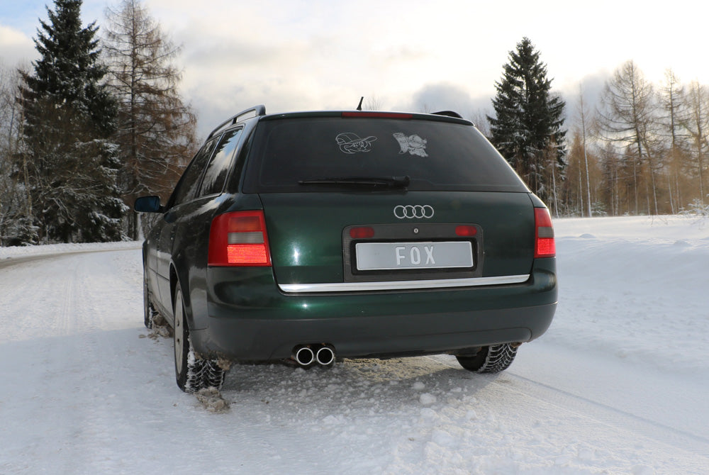 FOX Audi A6 Typ 4B mit Stoßstangenausschnitt Endschalldämpfer - 2x76 Typ 13