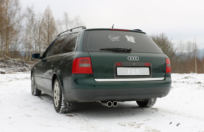 FOX Audi A6 Typ 4B ohne Stoßstangenausschnitt Endschalldämpfer - 2x76 Typ 13