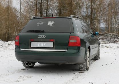 FOX Audi A6 Typ 4B ohne Stoßstangenausschnitt Endschalldämpfer - 2x76 Typ 13
