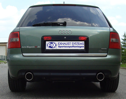 FOX Audi A6/ S6 Typ 4B quattro Endschalldämpfer rechts/links - 1x100 Typ 16 rechts/links