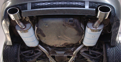 FOX Audi A6/ S6 Typ 4B quattro Endschalldämpfer rechts/links - 140x90 Typ 32 rechts/links für originale RS6-Stoßstange