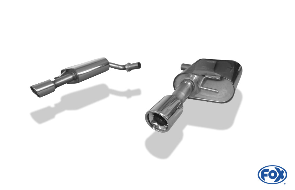FOX Audi A6 Typ 4F Endschalldämpfer rechts/links - 1x90 Typ 17 rechts/links
