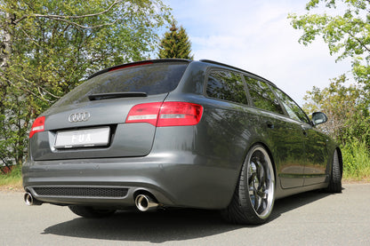 FOX Audi A6 Typ 4F quattro Endschalldämpfer rechts/links Ø63,5mm - 1x90 Typ 17 rechts/links