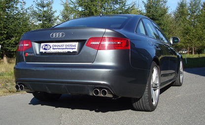 FOX Audi RS6 4F Endschalldämpfer rechts/links - 2x80 Typ 16 rechts/links