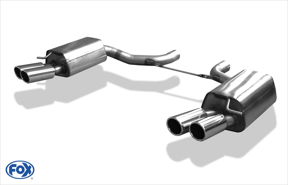 FOX Audi RS6 4F Endschalldämpfer rechts/links - 2x80 Typ 16 rechts/links