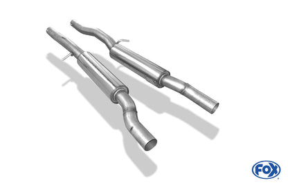 FOX Audi A6 Typ 4F quattro 4,2l Vorschalldämpfer rechts/links Ø63,5mm