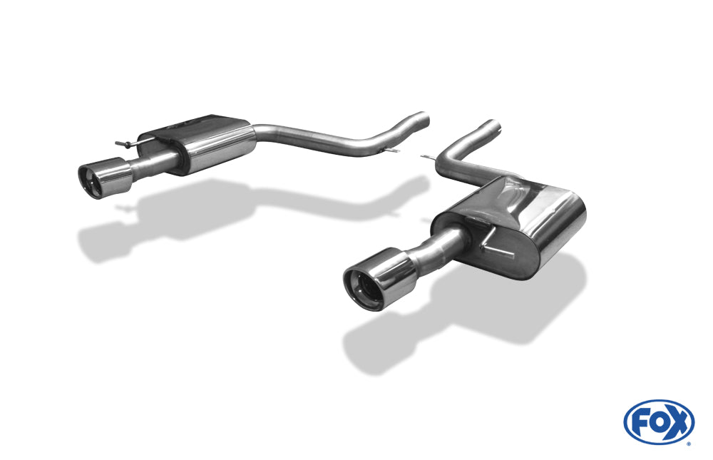 FOX Audi A6 Typ 4F quattro Endschalldämpfer rechts/links Ø63,5mm - 1x100 Typ 17 rechts/links