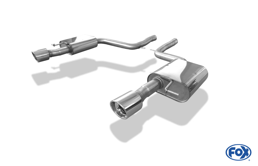 FOX Audi A6 Typ 4F quattro 4,2l Endschalldämpfer rechts/links Ø63,5mm - 1x100 Typ 17 rechts/links