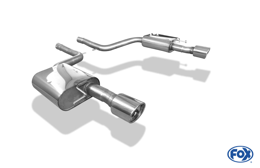 FOX Audi A6 Typ 4F quattro 4,2l Endschalldämpfer rechts/links Ø63,5mm - 1x100 Typ 17 rechts/links