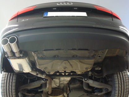 FOX Audi A6 4G - 2,0l TDI Endschalldämpfer einseitig - 2x90 Typ 16