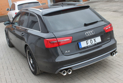 FOX Audi A6 4G - 2,0l TDI Endschalldämpfer rechts/links zweiflutig - 2x90 Typ 13 rechts/links
