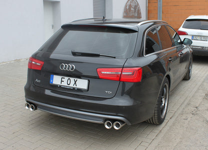FOX Audi A6 4G - 2,0l TDI Endschalldämpfer rechts/links zweiflutig - 2x90 Typ 13 rechts/links