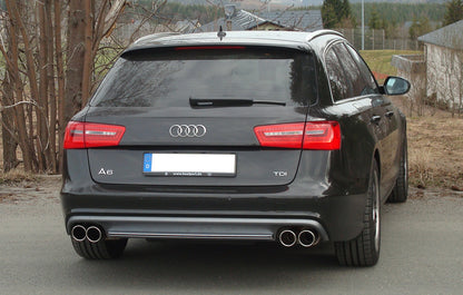 FOX Audi A6 4G - 2,0l TDI Endschalldämpfer rechts/links zweiflutig - 2x90 Typ 16 rechts/links