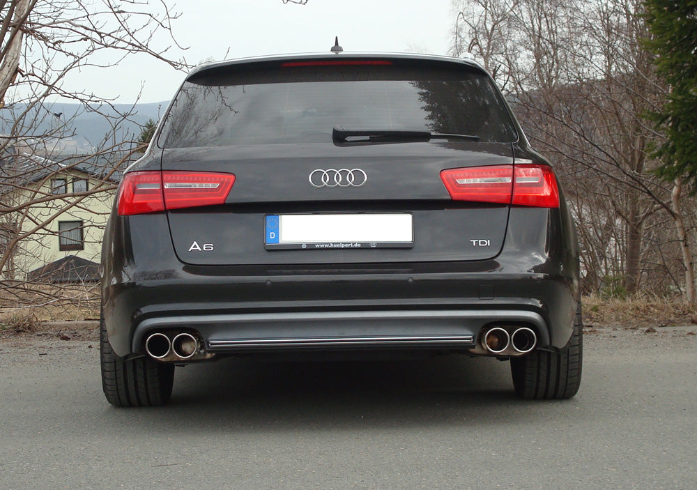 FOX Audi A6 4G - 3,0l TFSI Endschalldämpfer rechts/links zweiflutig - 2x90 Typ 16 rechts/links