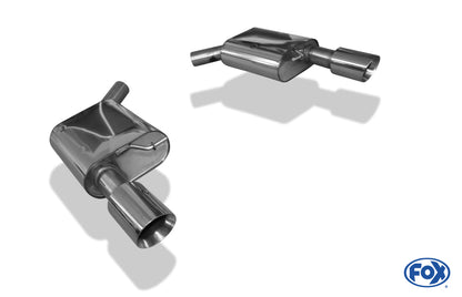 FOX Audi A7 4G - 3,0l TFSI Endschalldämpfer rechts/links - 1x100 Typ 25 rechts/links