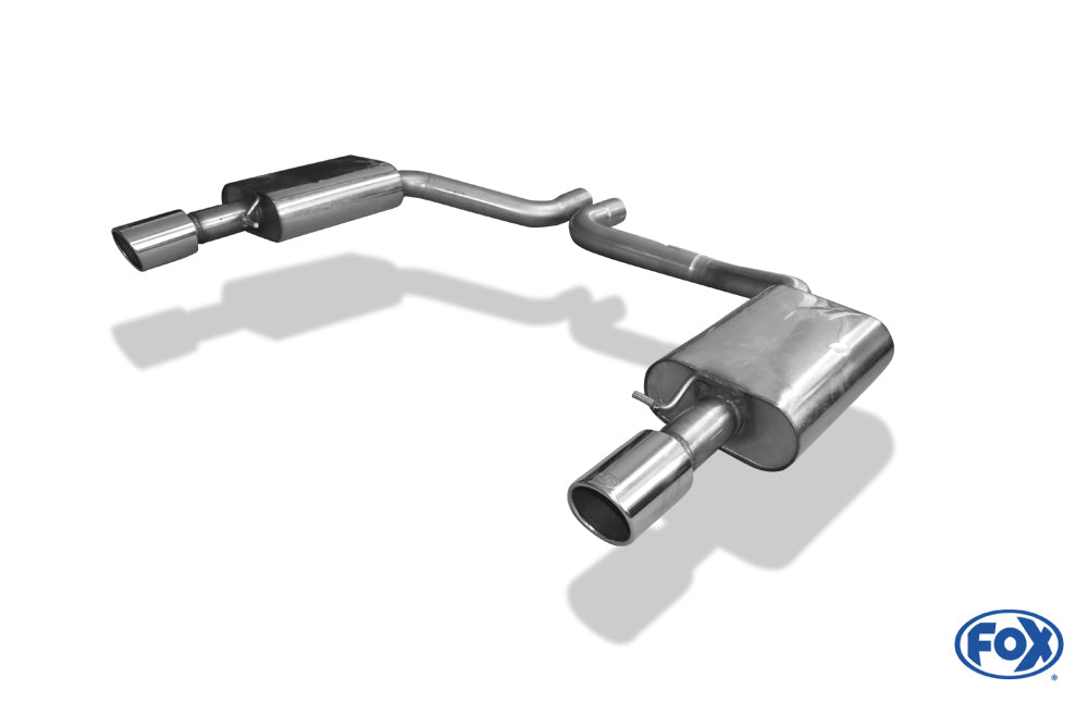 FOX Audi A8 Typ 4H Endschalldämpfer rechts/links - 1x100 Typ 16 rechts/links