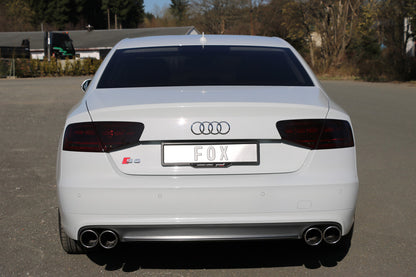 FOX Audi S8 Typ 4H Endschalldämpfer rechts/links zweiflutig - 2x100 Typ 16 rechts/links