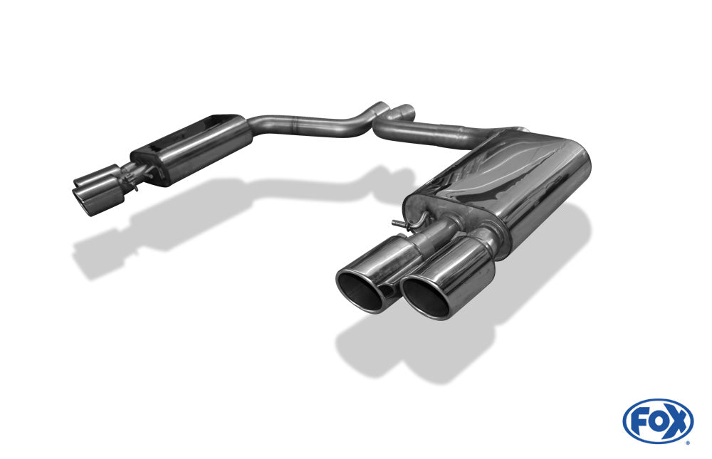 FOX Audi S8 Typ 4H Endschalldämpfer rechts/links zweiflutig - 2x100 Typ 16 rechts/links