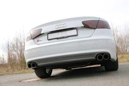 FOX Audi S8 Typ 4H Endschalldämpfer rechts/links zweiflutig - 2x90 Typ 25 rechts/links
