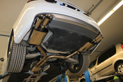 FOX Audi S8 Typ 4H Endschalldämpfer rechts/links zweiflutig - 2x90 Typ 25 rechts/links
