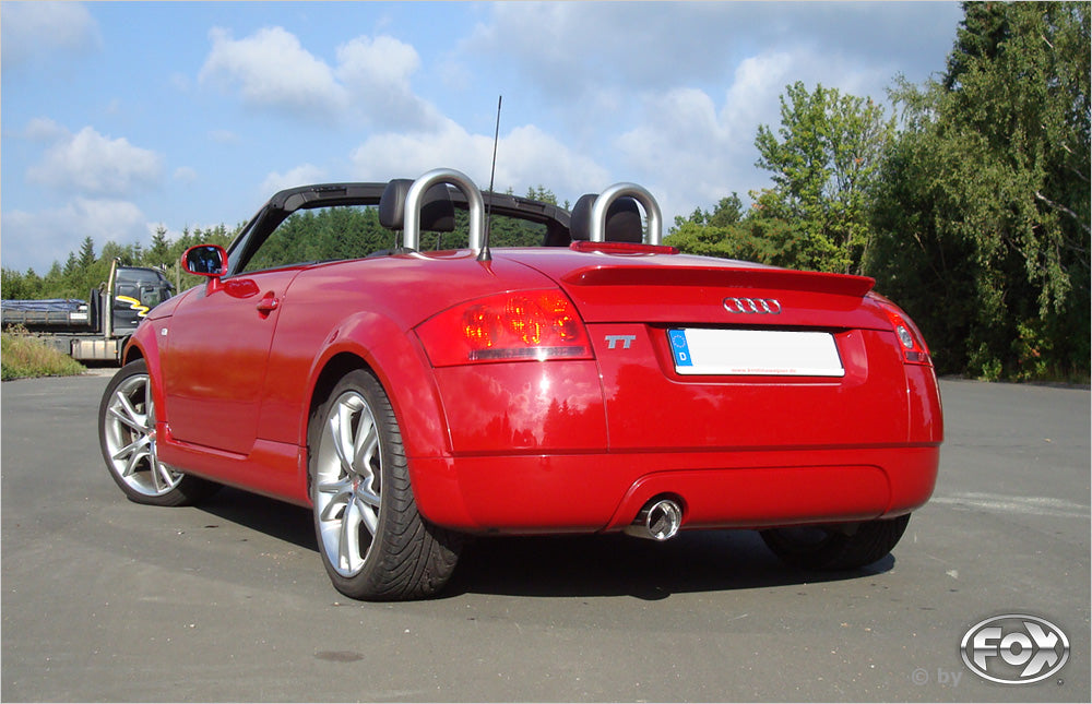 FOX Audi TT 8N - Frontantrieb Endschalldämpfer - 1x100 Typ 17