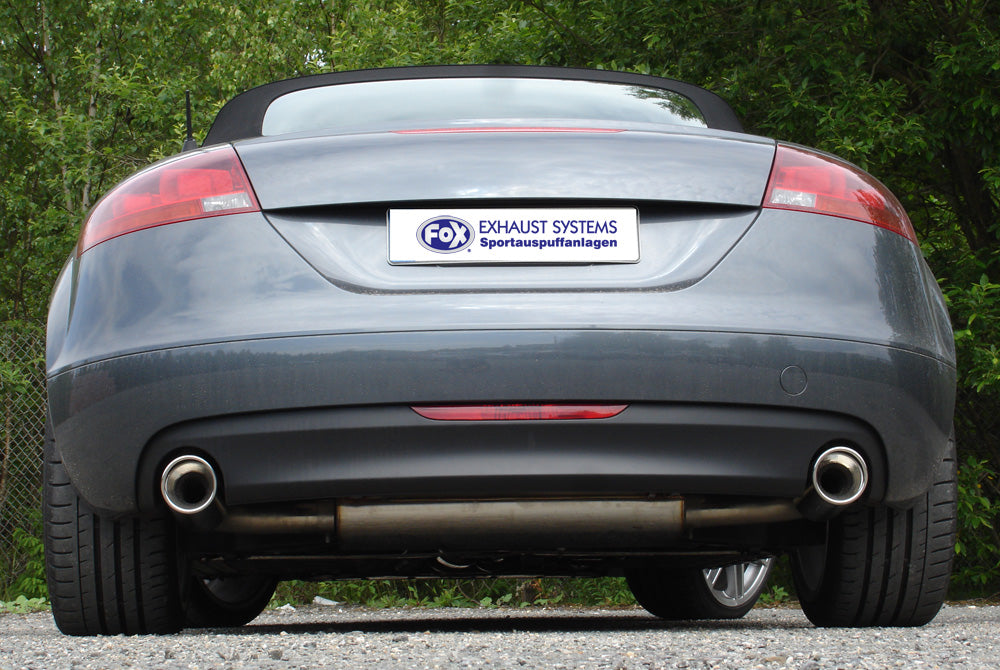 FOX Audi TT 8J - Turbo Endschalldämpfer rechts/links - 1x90 Typ 17 rechts/links