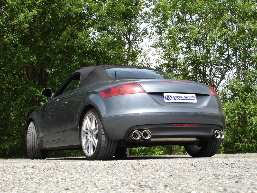 FOX Audi TT 8J - Turbo Endschalldämpfer rechts/links - 2x100 Typ 17 rechts/links