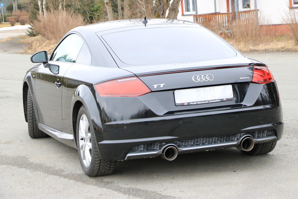 FOX Audi TT FV3 quattro Endschalldämpfer rechts/links - 1x100 Typ 25 rechts/links