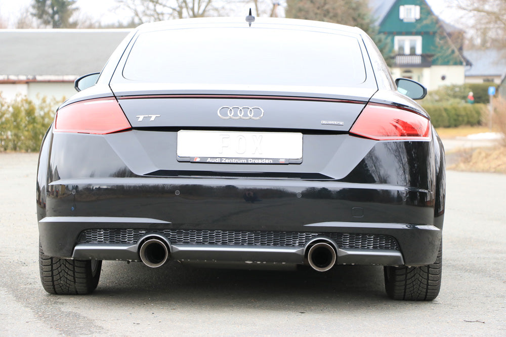 FOX Audi TT FV3 quattro Endschalldämpfer rechts/links - 1x100 Typ 25 rechts/links
