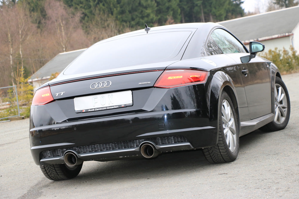 FOX Audi TT FV3 quattro Endschalldämpfer rechts/links - 1x100 Typ 25 rechts/links