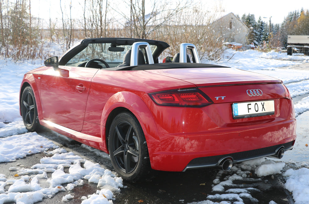 FOX Audi TT FV3 Frontantrieb Endschalldämpfer rechts/links - 1x100 Typ 25 rechts/links