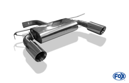 FOX Audi TT FV3 Frontantrieb Endschalldämpfer rechts/links - 1x100 Typ 25 rechts/links