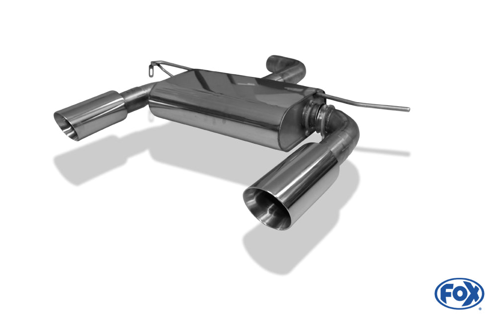 FOX Audi TT FV3 Frontantrieb Endschalldämpfer rechts/links - 1x100 Typ 25 rechts/links