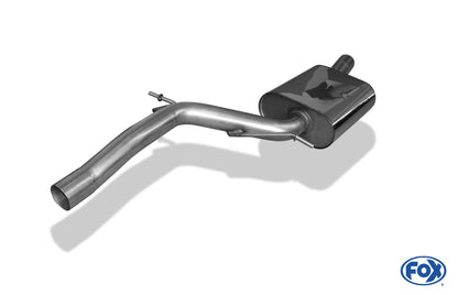 FOX Audi A4 B8 - A5 8T - 2,0 Mittelschalldämpfer