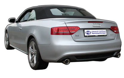 FOX Audi A4 B8/ A5 8T quattro  Coupe/A5 Cabrio Endschalldämpfer rechts/links für 1-Rohr - 1x100 Typ 17 rechts/links