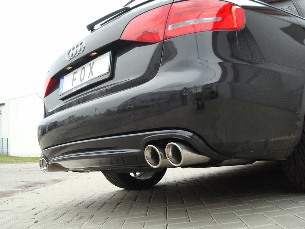 FOX Audi A4/A5 B8 Limousine/Avant/S-Line Frontantrieb & Quattro Endschalldämpfer rechts/links - 2x90 Typ 17 rechts/links