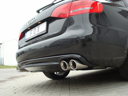 FOX Audi A4/A5 B8 Limousine/Avant/S-Line Frontantrieb & Quattro Endschalldämpfer rechts/links - 2x90 Typ 17 rechts/links
