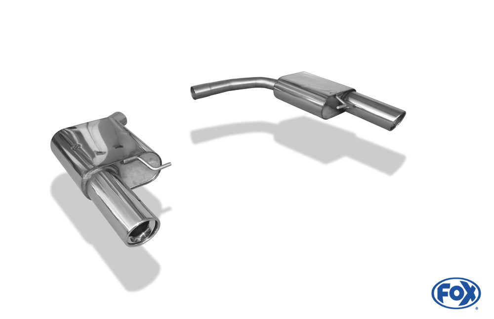FOX Audi A5 B8 Sportback Endschalldämpfer rechts/links für 1-Rohr - 1x100 Typ 17 rechts/links