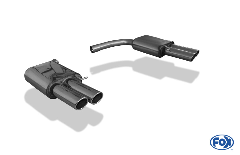 FOX Audi A5 B8 Sportback Endschalldämpfer rechts/links -2x90 Typ 17 rechts/links