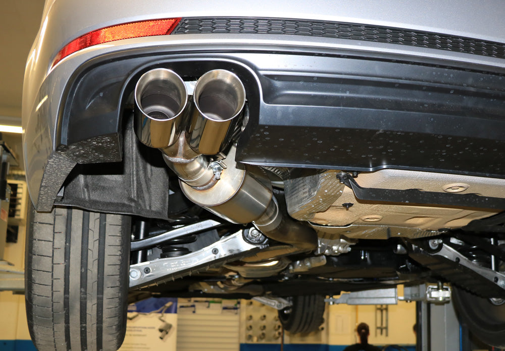 FOX Audi A4 B9 - 3,0l TDI - quattro Endschalldämpfer - 2x80 Typ 25