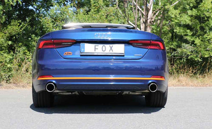 FOX Audi A5 quattro B9 Cabrio Endschalldämpfer rechts/links für 1-Rohr einflutig - 1x100 Typ 16 rechts/links