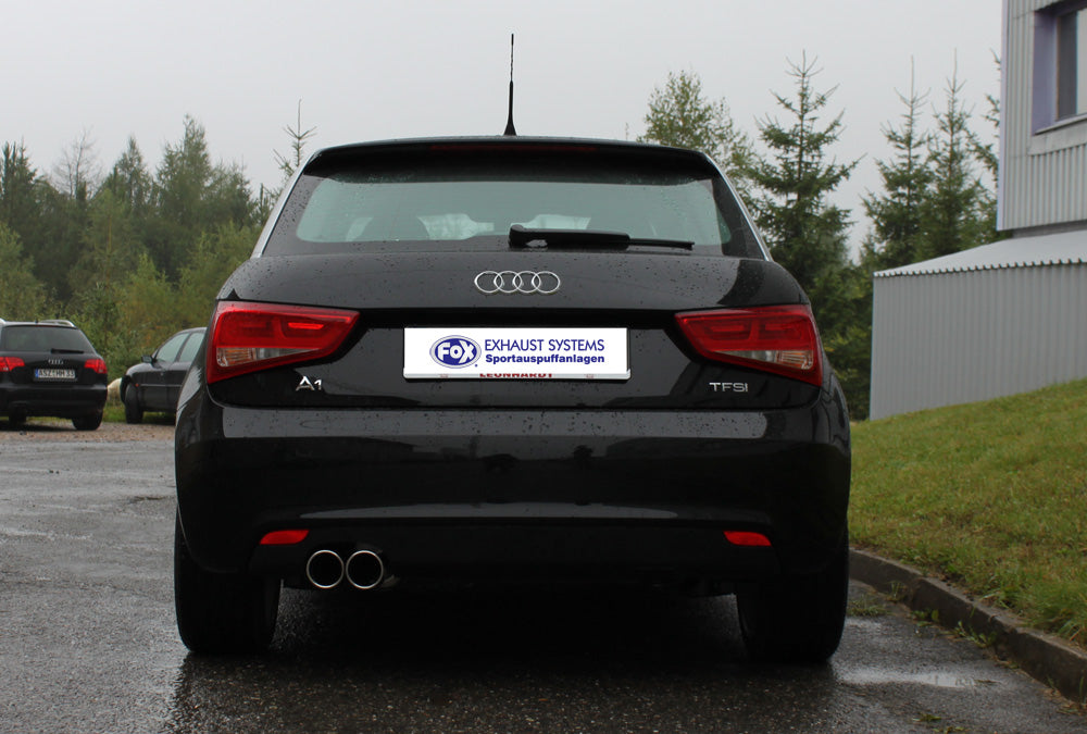 FOX Audi A1 Kompakt/ A1 Sportback Endschalldämpfer - 2x90 Typ 16