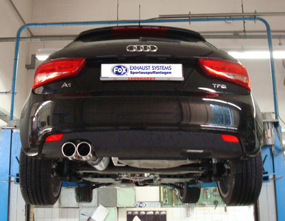 FOX Audi A1 Kompakt/ A1 Sportback Endschalldämpfer - 2x90 Typ 16