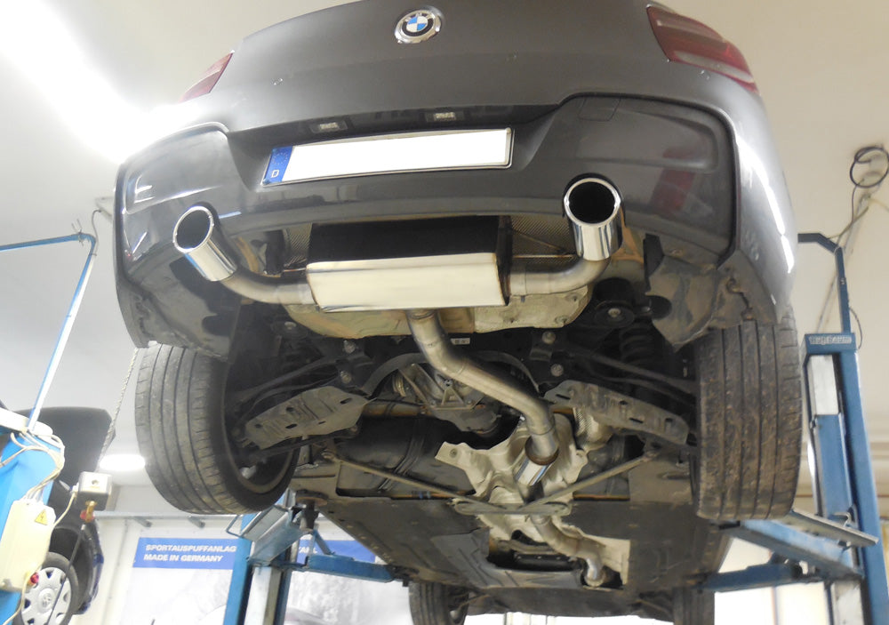 FOX BMW F20/F21 - M135i Endschalldämpfer quer Ausgang rechts/links - 1x100 Typ 16 rechts/links