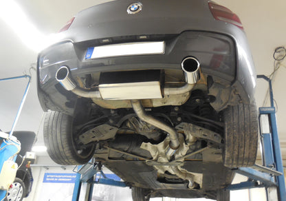 FOX BMW F20/F21 - M135i Endschalldämpfer quer Ausgang rechts/links - 1x100 Typ 16 rechts/links