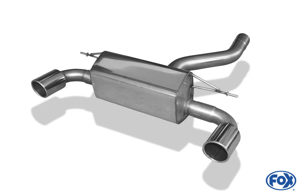 FOX BMW F20/F21 - M140i Endschalldämpfer quer Ausgang rechts/links - 1x100 Typ 16 rechts/links