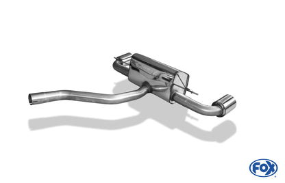 FOX BMW F20/F21 - 120d Endschalldämpfer quer Ausgang rechts/links - 1x100 Typ 10 rechts/links
