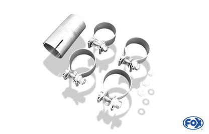 FOX BMW F20/F21 - 120d Endschalldämpfer quer Ausgang rechts/links - 1x90 Typ 25 rechts/links