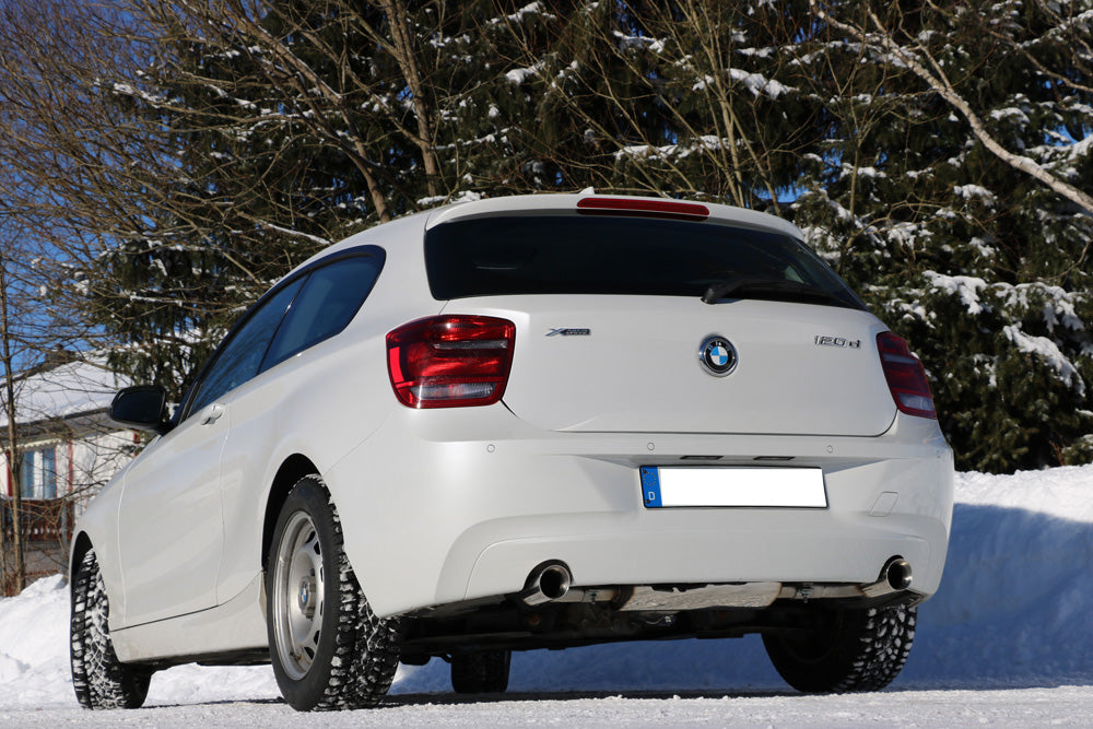 FOX BMW F20/F21 - 120d Endschalldämpfer quer Ausgang rechts/links - 1x90 Typ 25 rechts/links